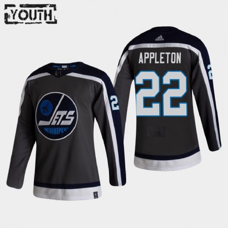 Winnipeg Jets Mason Appleton 22 2020-21 Reverse Retro Authentic Shirt - Kinderen